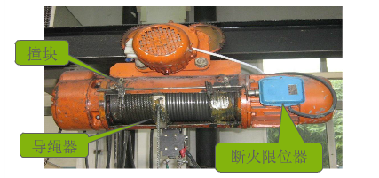电动葫芦断火限位结构