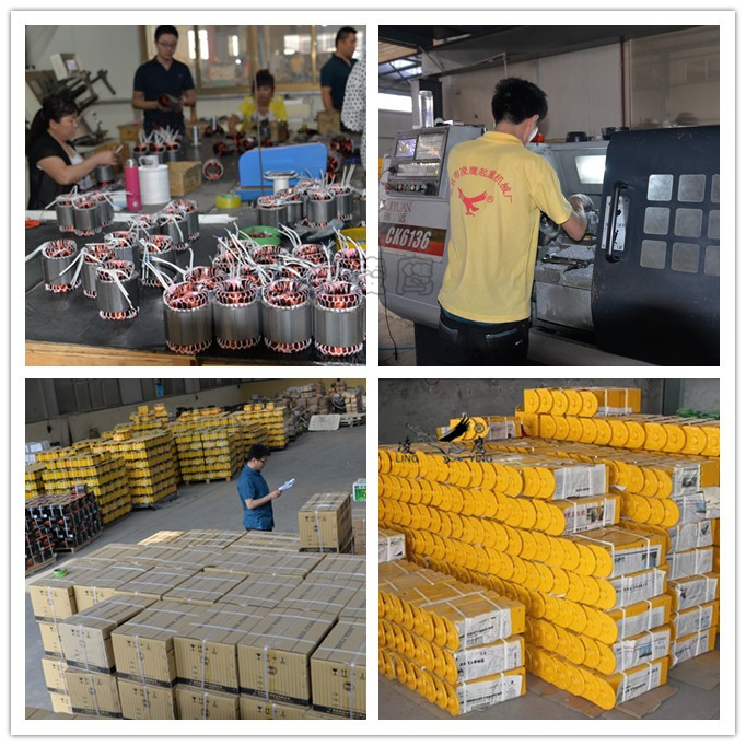 凌鹰微型电动葫芦车间及生产图