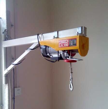 微型电动葫芦室内安装示意图