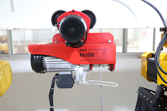 凌鹰红色微型电动葫芦