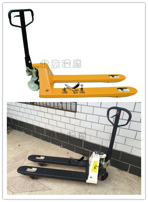 电子秤搬运车与普通搬运车拼图